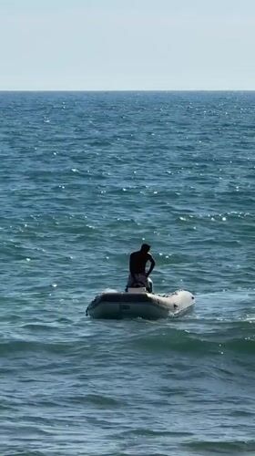 Recreational boating observed off Alanya coast during sunny afternoon