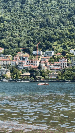 Hillside town near Como captured in witness video footage