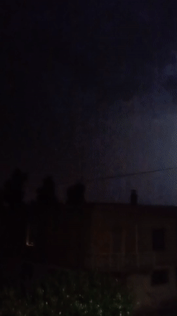 Overnight domestic scenes with cat, smoking, lightning in Viadana