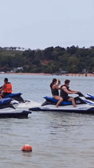 Early morning resort and water activities in Baan Bo Phut