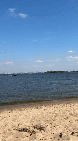 Busy summer morning on the Volga near Verkhnii Uslon