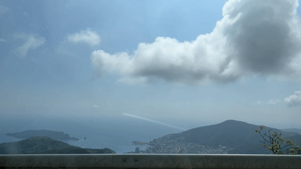 Scenic coastal drive captured on video in Montenegro