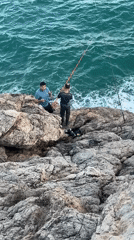 Afternoon on the rocky waterfront at Escorpí, Spain