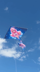 Mermaid kite spotted flying over Izhevsk, Russia