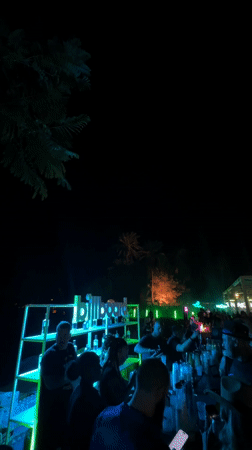 Early morning festival activity captured at Desert event in Coachella