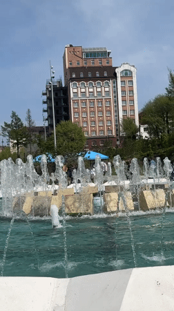 Morning waterfront activity captured across Vladivostok tourist areas