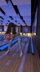 Evening bowling and dining captured at Sofia entertainment venue