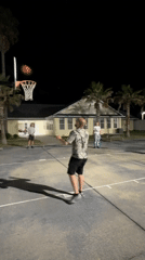 Late night basketball game observed in Panama City Beach