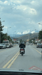 Afternoon traffic congestion observed in Fethiye, Turkey