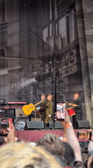 Live concert at London stadium, multiple acts, July 2026