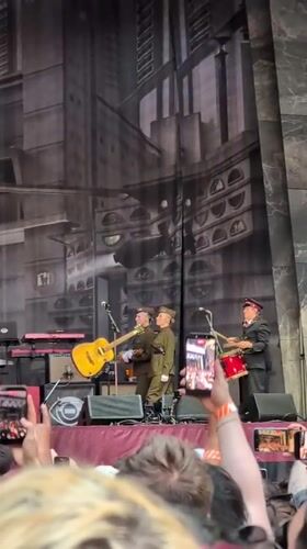 Live concert at London stadium, multiple acts, July 2026