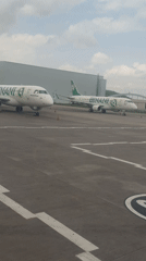 Two aircraft observed parked at Gwaska Nigeria tarmac