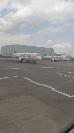 Two aircraft observed parked at Gwaska Nigeria tarmac