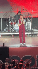 Live concert in full swing at a large Khabarovsk venue
