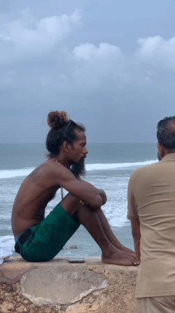 Morning scenes captured around Galle's lighthouse and coastal streets