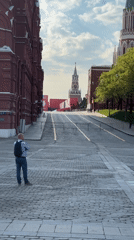 Early morning views of Moscow Kremlin and Red Square documented