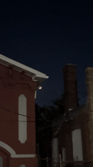 Crescent moon, Mars spotted in Newburgh night sky