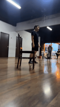 Dance rehearsals and gym training in San Bernardino Tlaxcalancingo