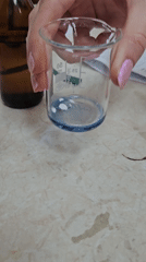Laboratory experiments with colored chemical solutions observed in Varna