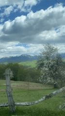 Spring countryside views documented in Lepenac, Montenegro