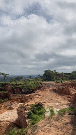 Quarry site documented in Ufu Esioni, Nigeria