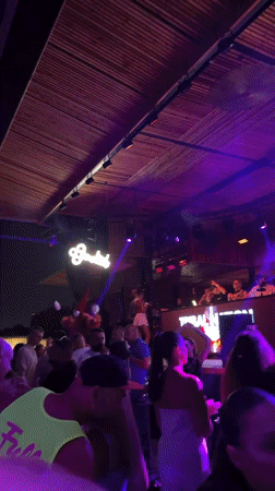 Tribal Nation club night in Burgas, dance floor packed