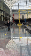 Fashion show held at Grand Palais Paris