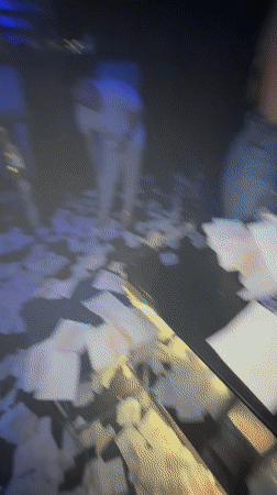 Late night scenes captured at Plovdiv nightclub venue