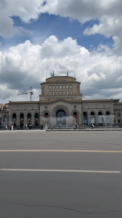 Building documented on video in Yerevan, Armenia