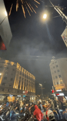 Scooter rally fills Belgrade streets with smoke and fireworks