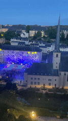 Evening festivities and city views captured across Luxembourg
