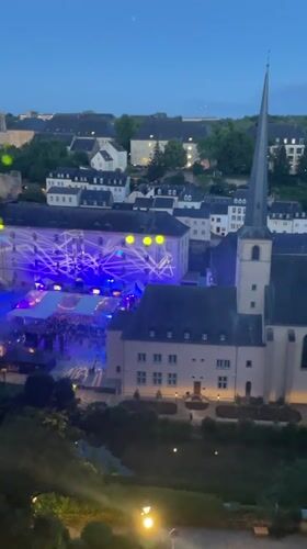 Evening festivities and city views captured across Luxembourg