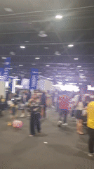 Large indoor convention or trade show held in Dubai