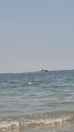 Summer morning in full swing at Ravda's Black Sea beach