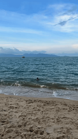Beach wedding ceremony held in Baan Mae Nam, Thailand