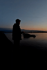 Sunset fishing session documented on Kama River in Chaikovsky