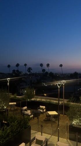 Los Angeles rooftop evening scenes documented by witness