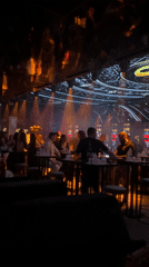 Nightlife scenes captured in Plovdiv: club activity and illuminated streets