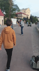 Afternoon leisure activities captured around Ternopil Lake, Ukraine