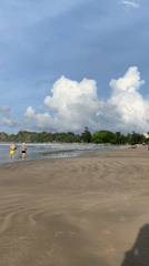 Early morning beach life documented in Weligama, Sri Lanka