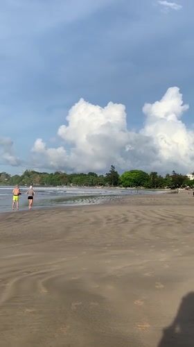 Early morning beach life documented in Weligama, Sri Lanka