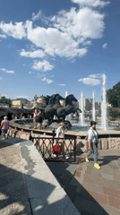 Peaceful midday scenes documented around Moscow's Kremlin and Manezhnaya Square
