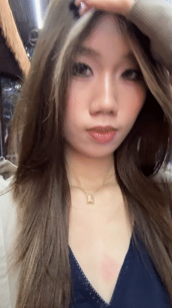 Woman documents selfie session across Nan'an District locations