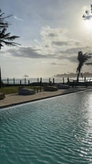 Morning resort documentation captured in Midigama, Sri Lanka