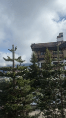 Morning mountain views documented at Estosadok resort, Russia