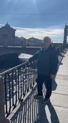 Sunny afternoon along Saint Petersburg's historic waterfront and bridges