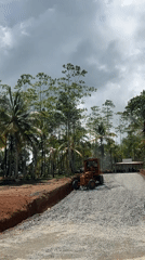 Road work and travel observed in Sri Lankan villages