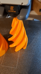 3D printing session and a melting ice cream cone in Tyumen