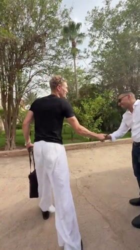 Arrival at a remote Morocco venue, late afternoon