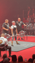 Deadlift attempt at a powerlifting competition